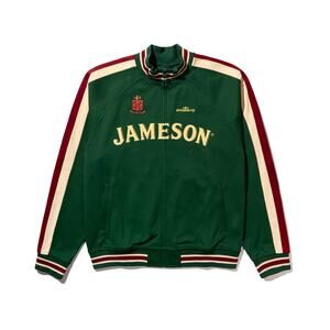 Awake x Jameson Streetwear Track Jacket Irish Whiskey Sports Sz M Soccer Pub